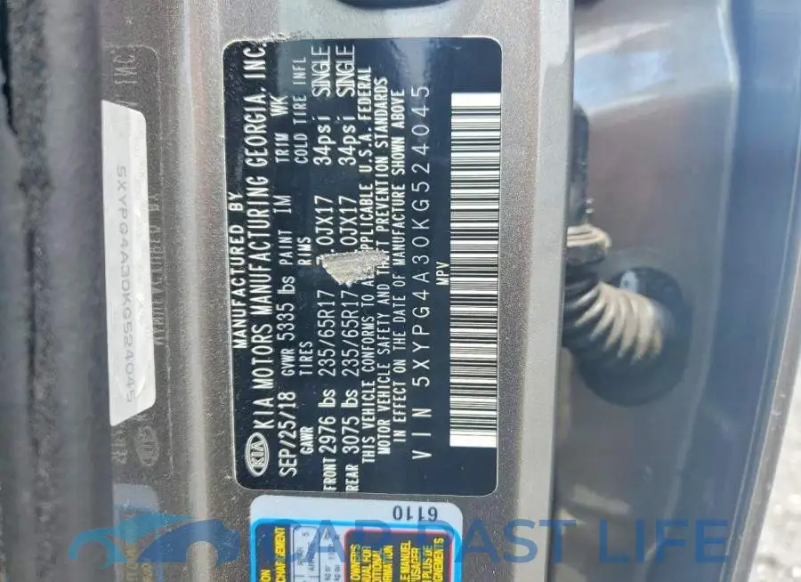 5XYPG4A30KG524045# 13