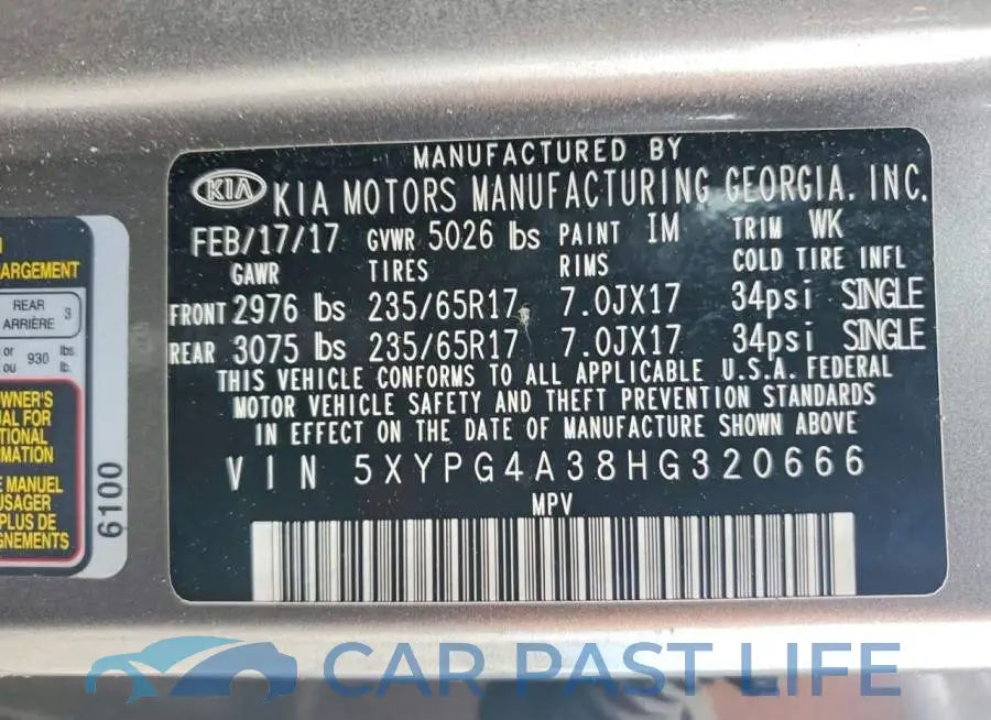 5XYPG4A38HG320666# 13