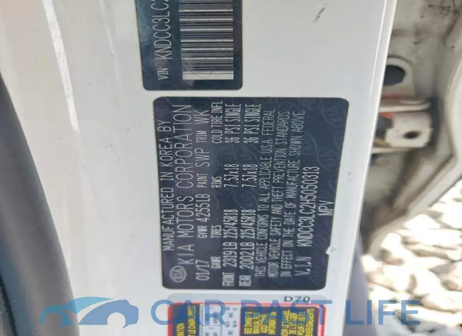 KNDCC3LC2H5050313# 12