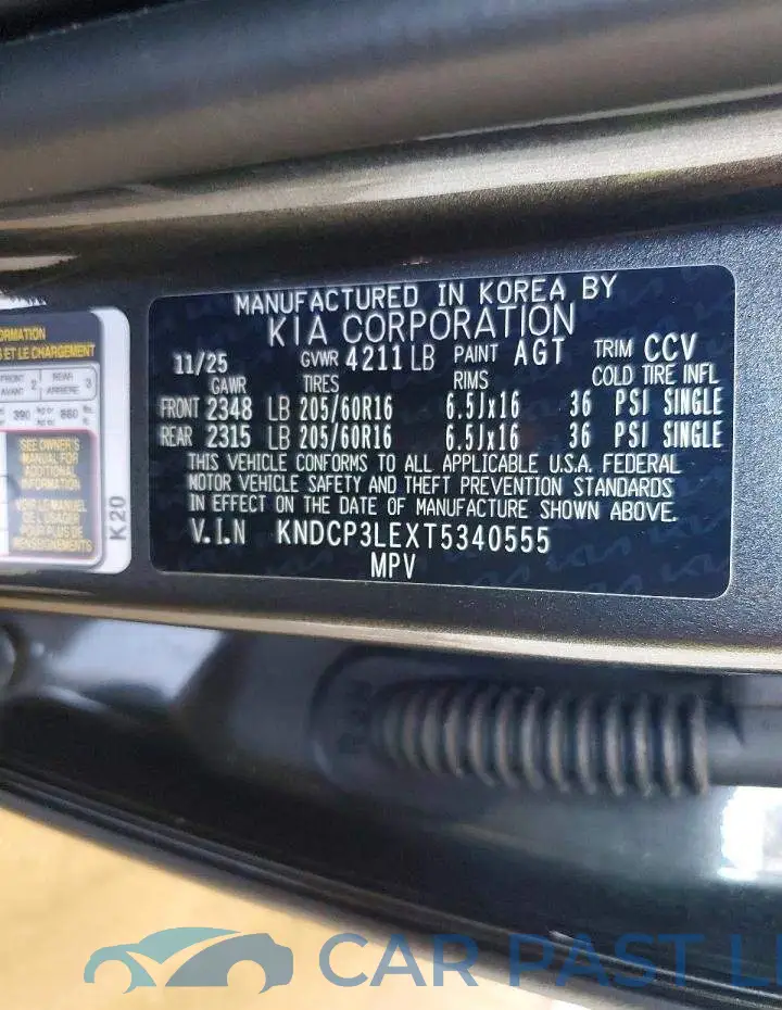 KNDCP3LEXT5340555# 12