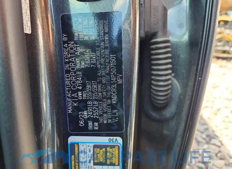 KNDCR3L14P5071501# 14