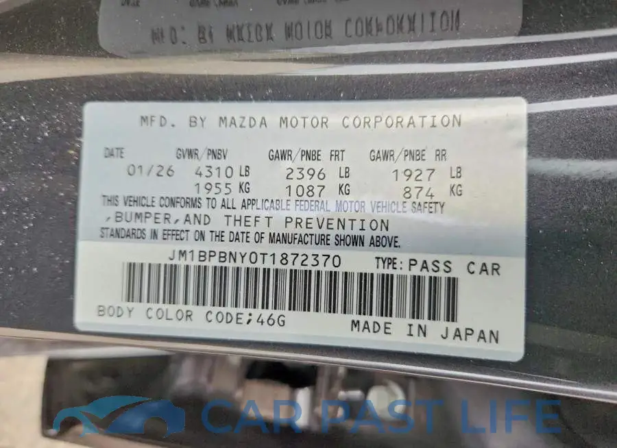 JM1BPBNY0T1872370# 12