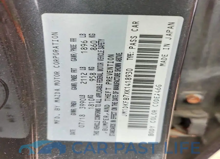 JM1DKFB7XK1418930# 13