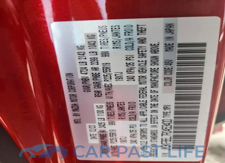 JM3KFBEL7R0453400# 13