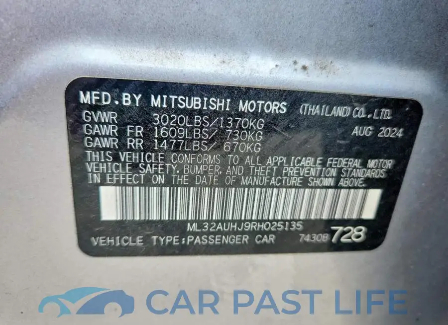 ML32AUHJ9RH025135# 12