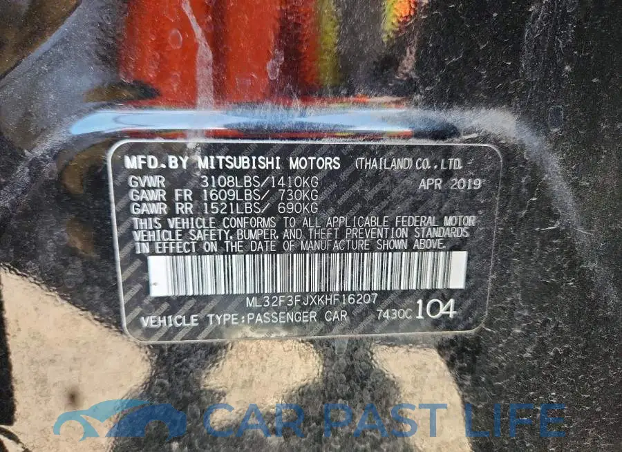 ML32F3FJXKHF16207# 12