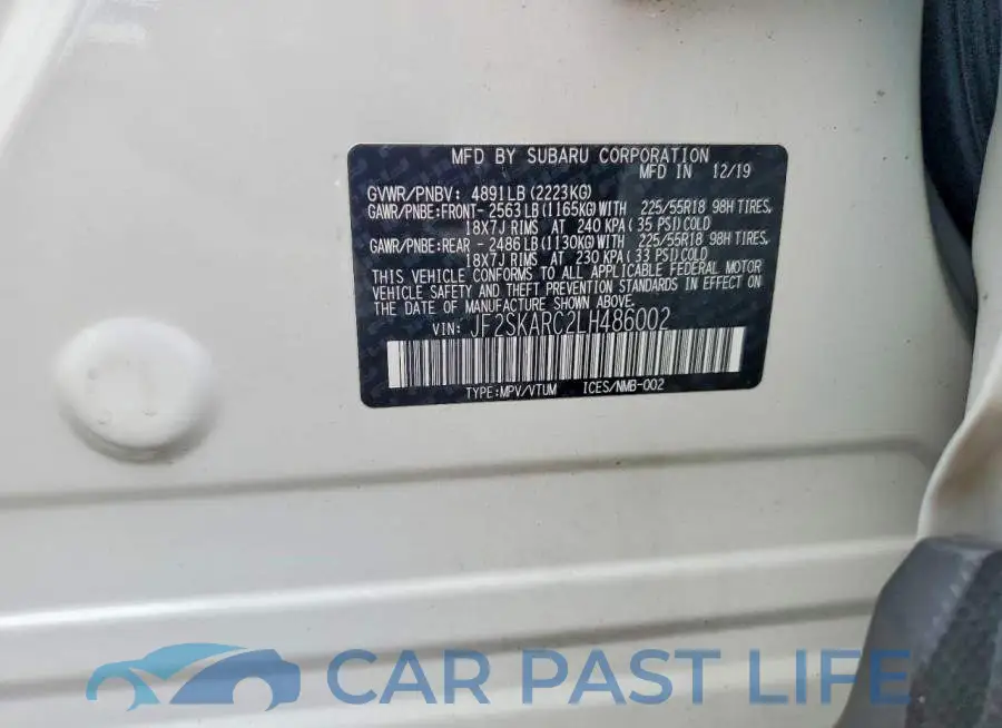JF2SKARC2LH486002# 14