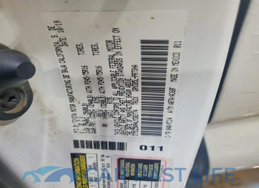 3TMCZ5AN4LM302774# 12