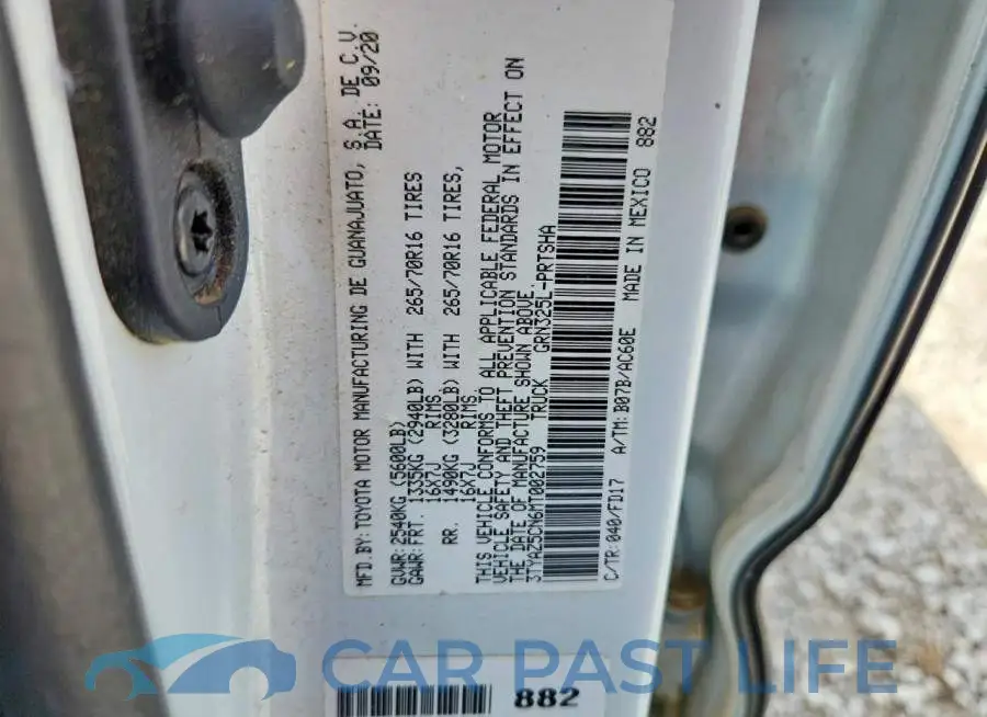 3TYAZ5CN6MT002759# 12