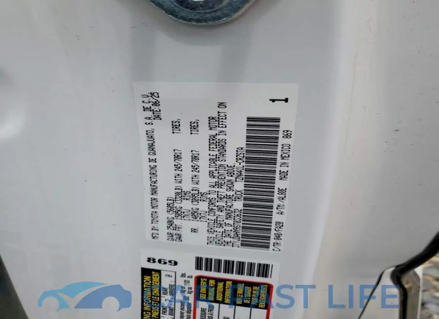 3TYJDAHN9ST033632# 12