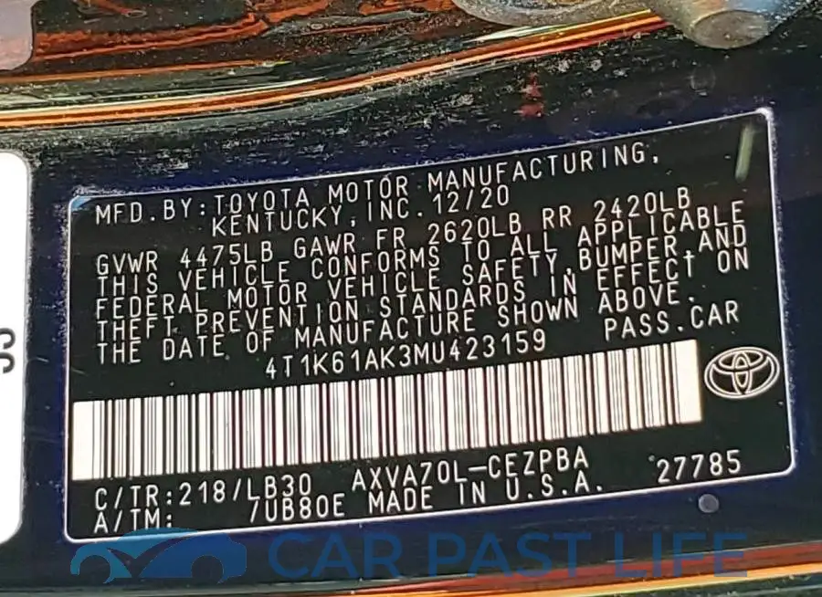 4T1K61AK3MU423159# 12