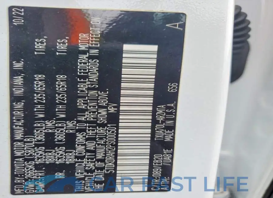 5TDKDRAH2PS000501# 13