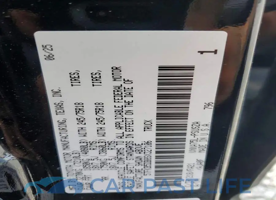 5TFKB5DB8SX327106# 12