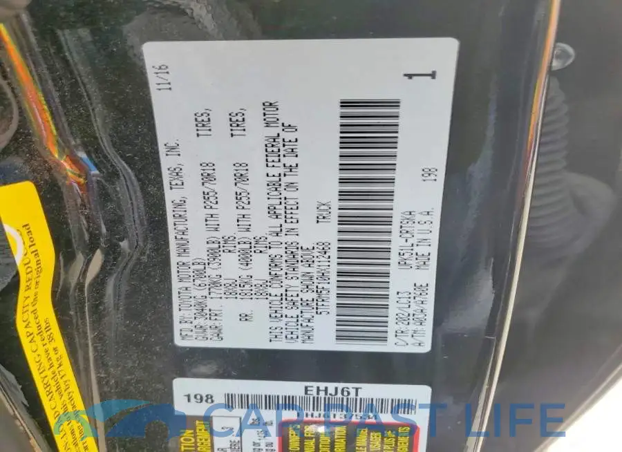 5TFRM5F10HX112468# 12