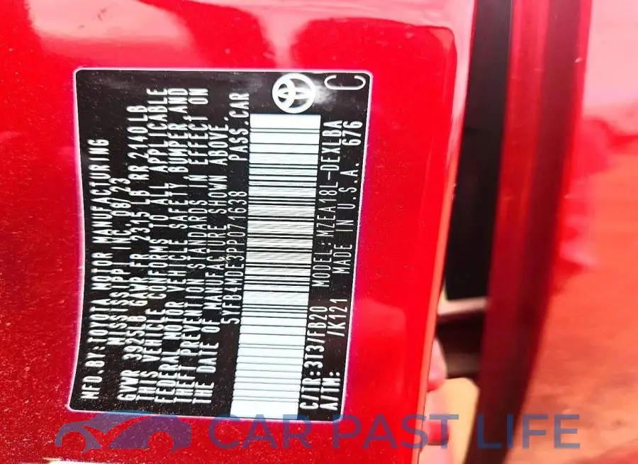 5YFB4MDE3PP071638# 13