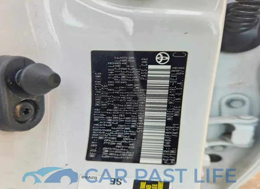 5YFB4MDE7TP430578# 12