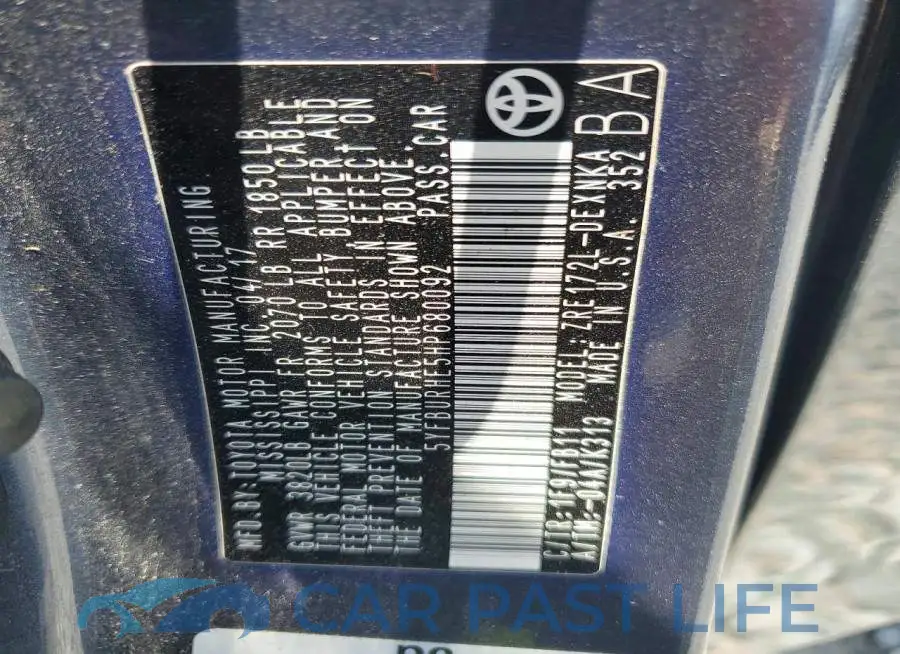 5YFBURHE5HP680092# 13