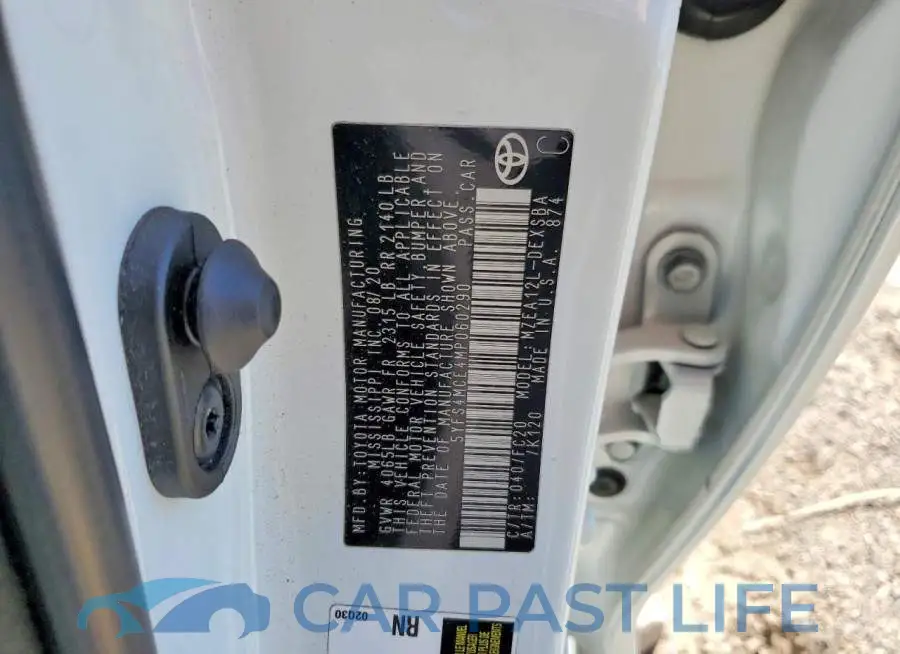 5YFS4MCE4MP060290# 12