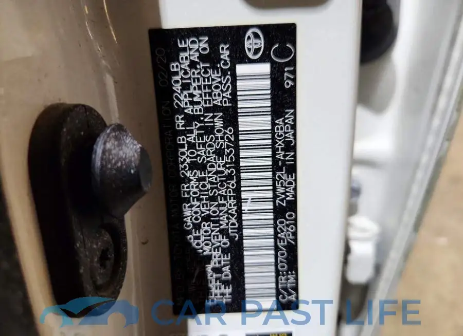 JTDKARFP6L3153726# 12