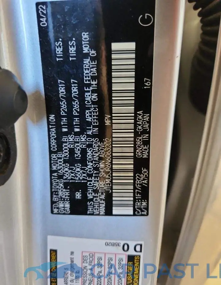 JTEMU5JR6N6063202# 13