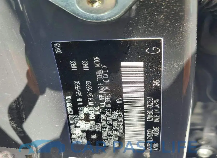 JTEVA5AR4T5012345# 13