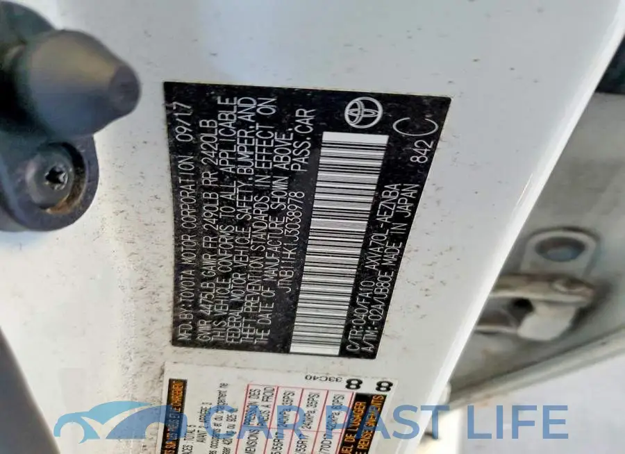 JTNB11HK1J3038978# 12