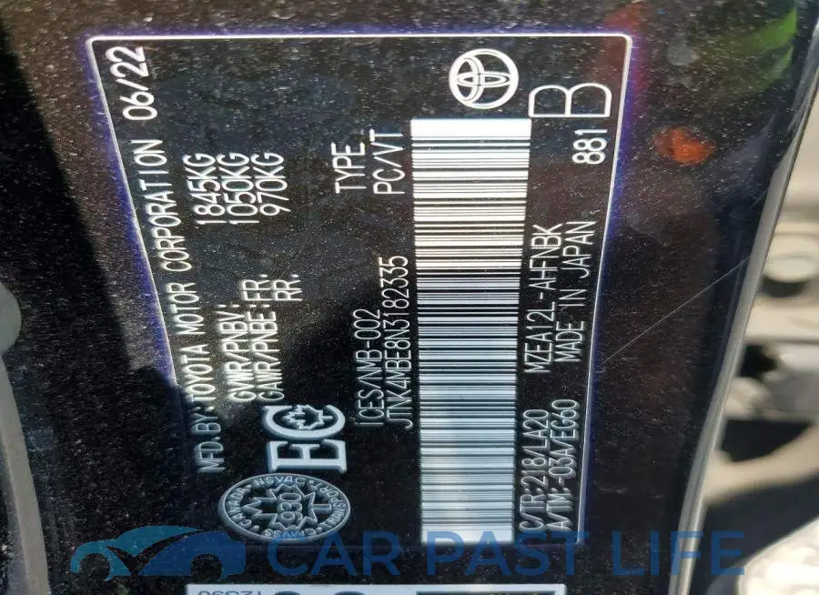 JTNK4MBE8N3182335# 12