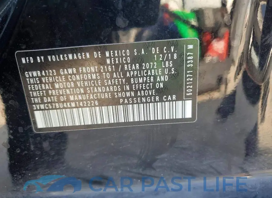 3VWC57BU4KM142226# 12