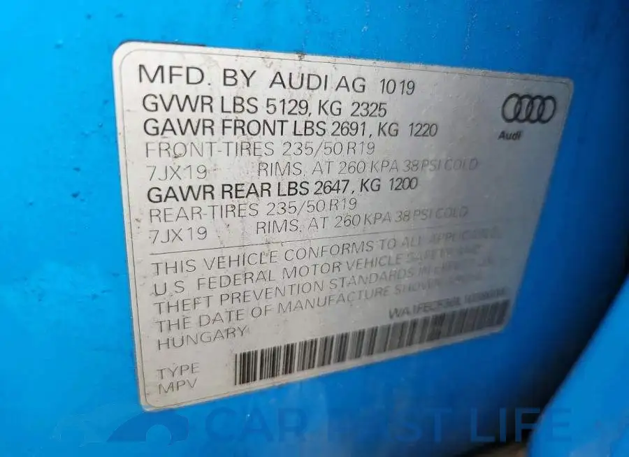 WA1FECF36L1038694# 14