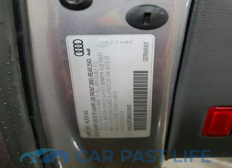 WAUS2AF28KN028892# 12