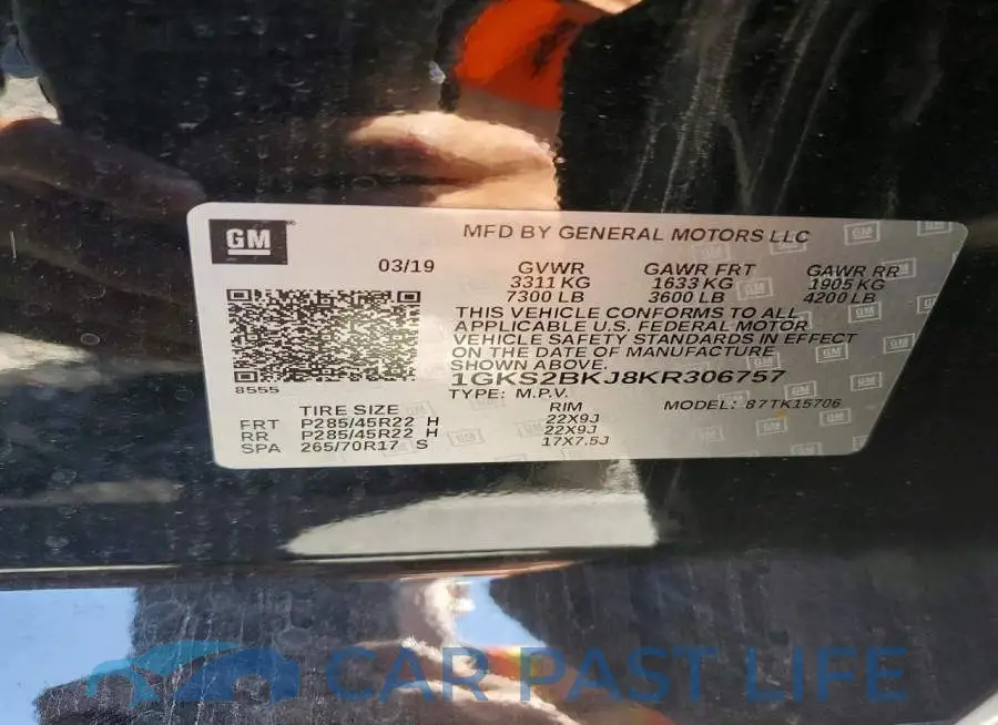 1GKS2BKJ8KR306757# 13