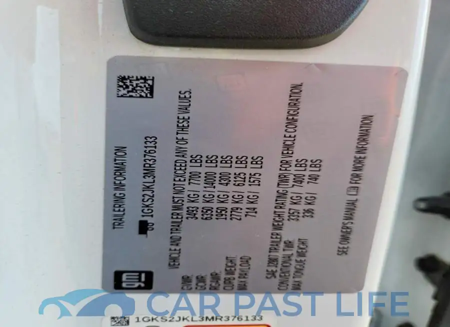 1GKS2JKL3MR376133# 13