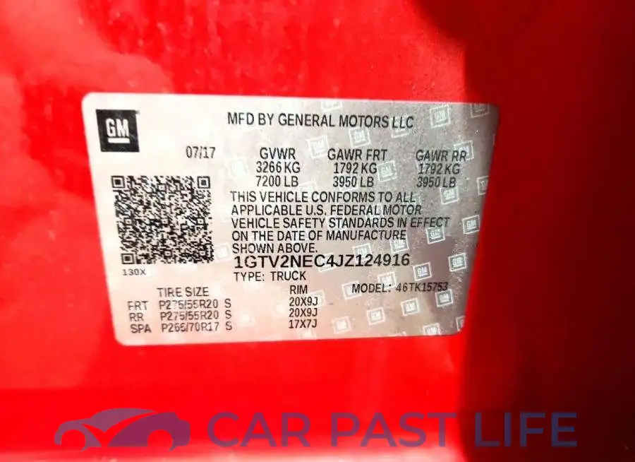 1GTV2NEC4JZ124916# 12