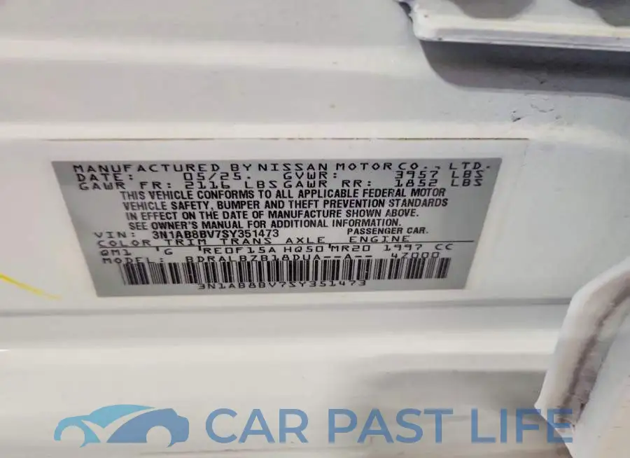 3N1AB8BV7SY351473# 12
