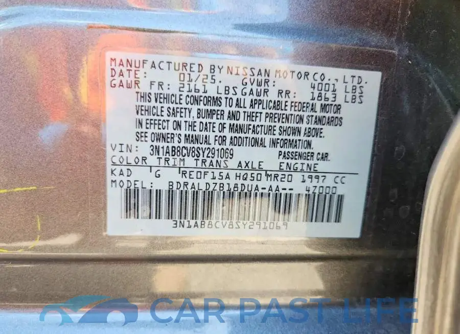 3N1AB8CV8SY291069# 13