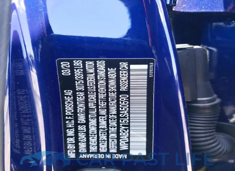 WP0AB2Y15LSA50590# 13