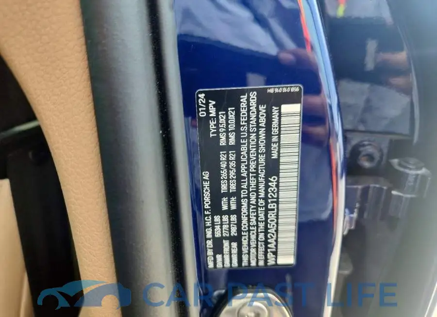 WP1AA2A50RLB12346# 13