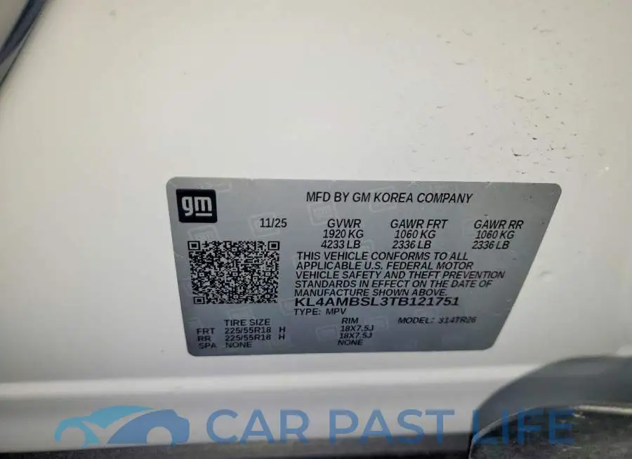 KL4AMBSL3TB121751# 13