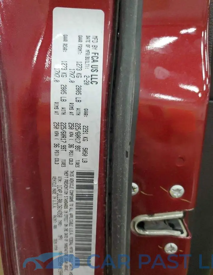 1C4PJLLB0LD614358# 13