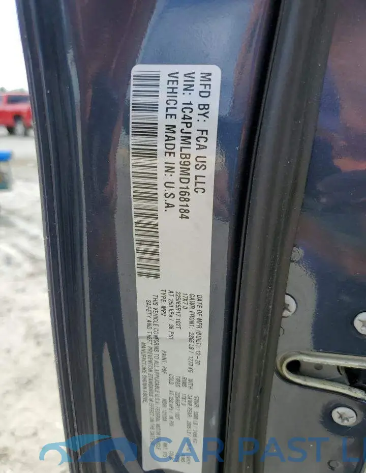 1C4PJMLB9MD168184# 14