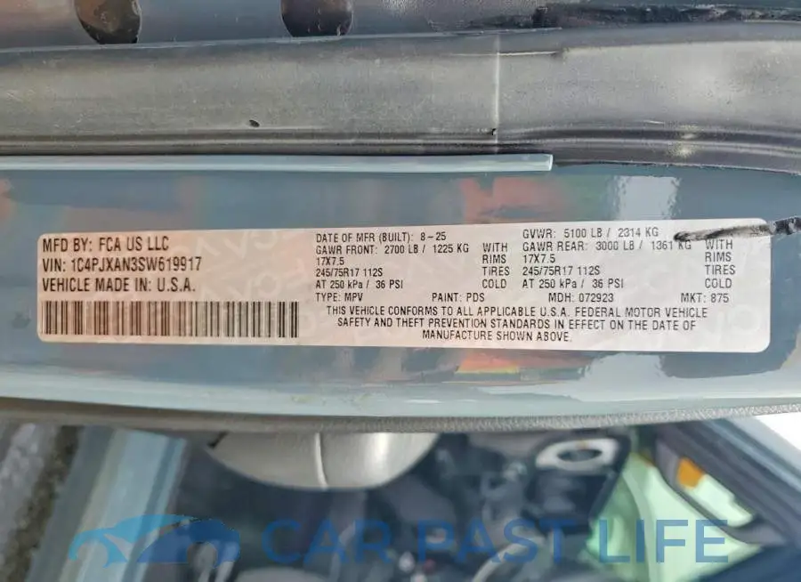 1C4PJXAN3SW619917# 14