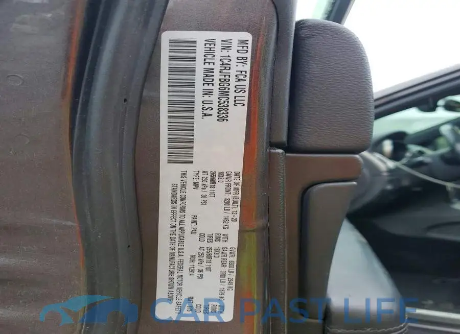 1C4RJFBG6MC538336# 13