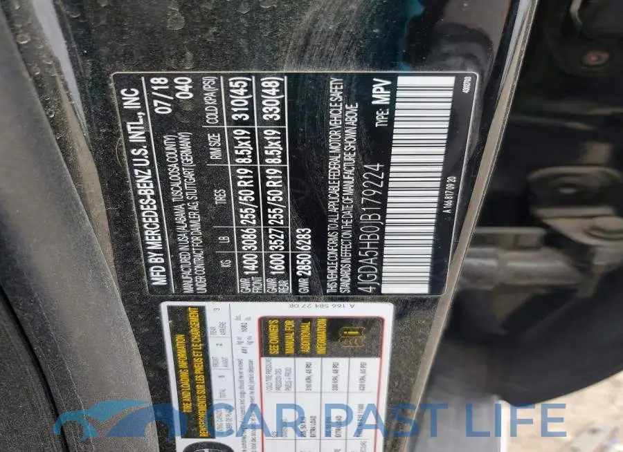 4JGDA5HB0JB179224# 13