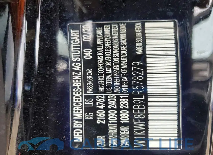 W1KWF8EB9LR578279# 12