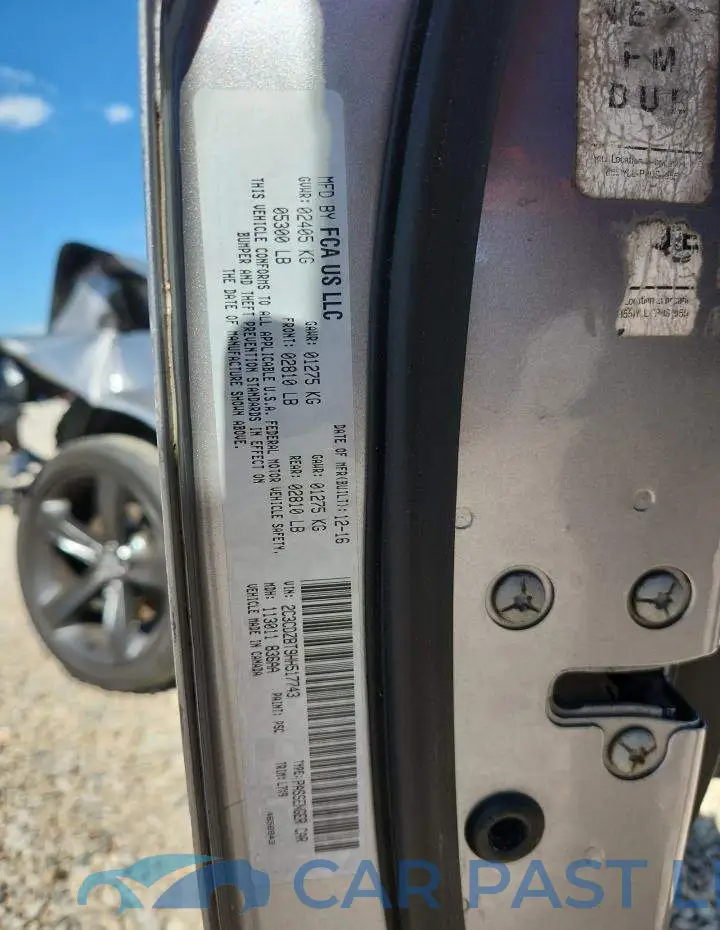 2C3CDZBT9HH517743# 12