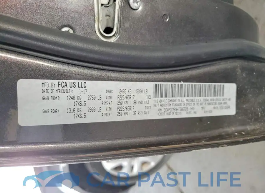 3C4PDCAB9HT586720# 12