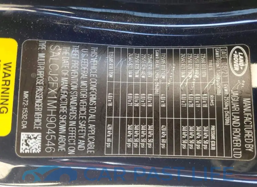 SALCJ2FX1MH904546# 13