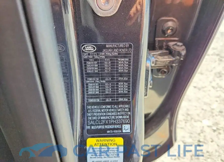 SALCL2FX1PH337690# 13
