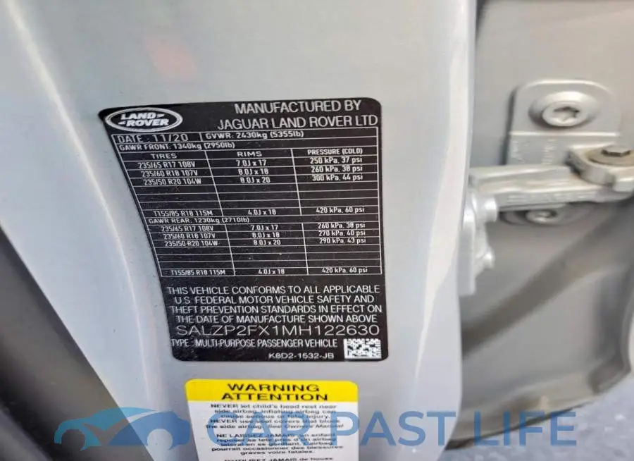 SALZP2FX1MH122630# 13