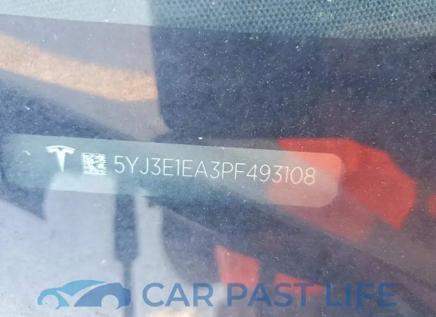 5YJ3E1EA3PF493108# 12